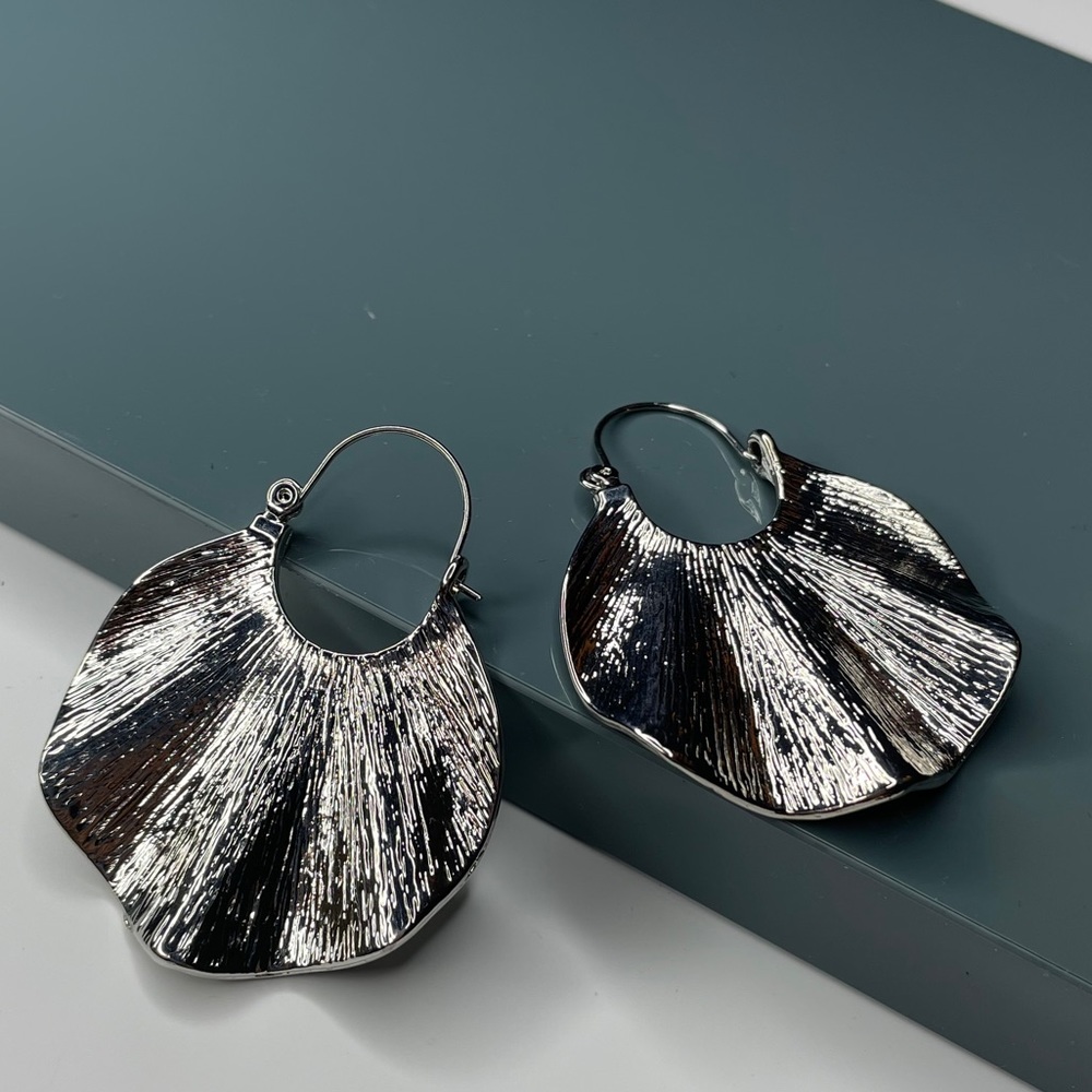 Silver earrings